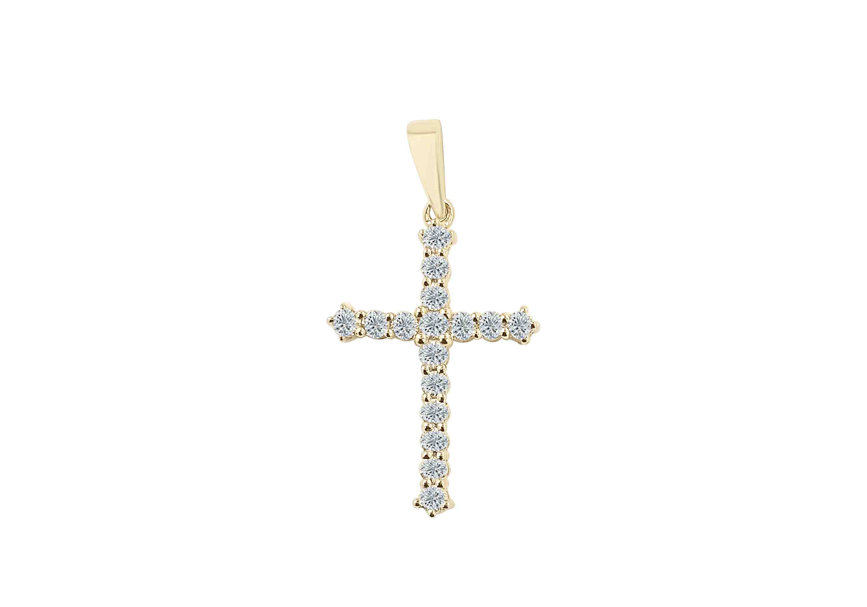 Cross Diamond Pendant PD30111A